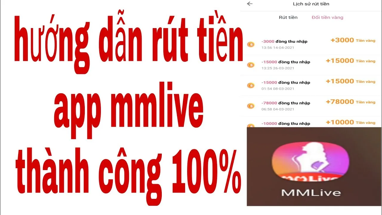 Rút tiền MMlive