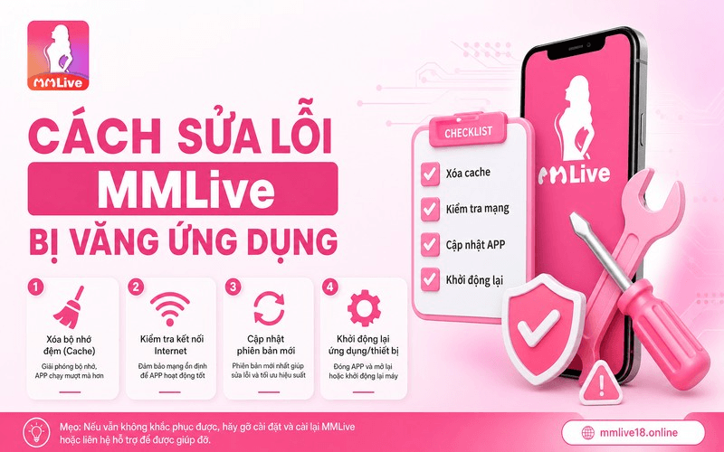 Cách sửa lỗi MMLive bị văng ứng dụng