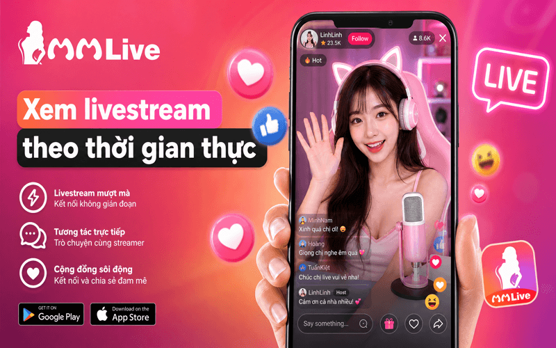Xem livestream theo thời gian thực