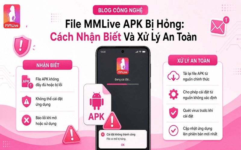 File MMLive APK Bị Hỏng: Cách Nhận Biết Và Xử Lý An Toàn