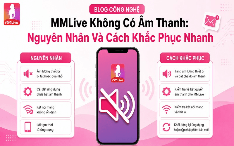 MMLive Không Có Âm Thanh: Nguyên Nhân Và Cách Khắc Phục Nhanh