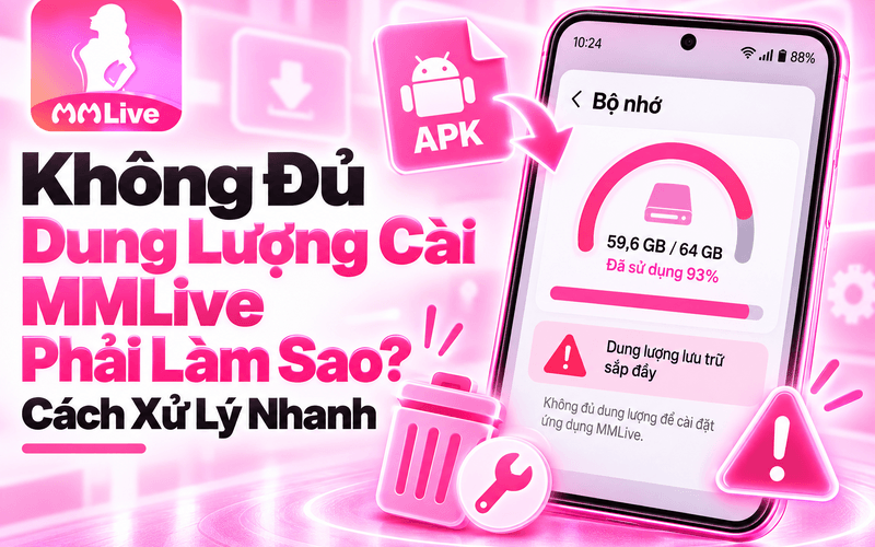 Không Đủ Dung Lượng Cài MMLive Phải Làm Sao? Cách Xử Lý Nhanh