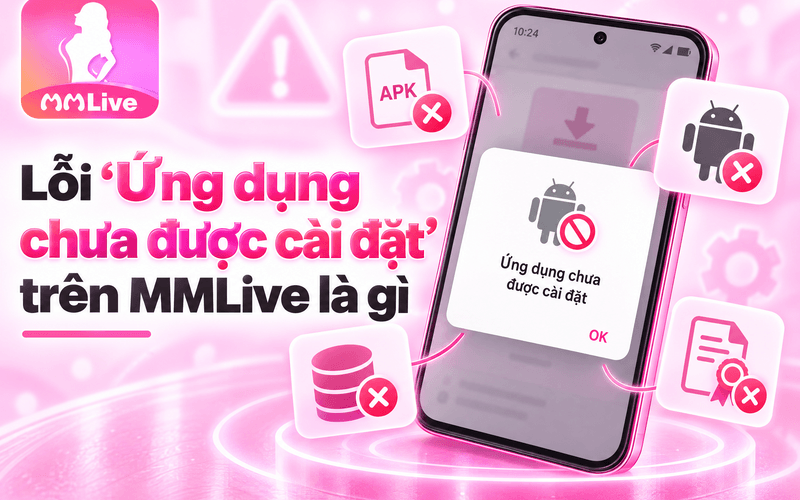 Lỗi “Ứng dụng chưa được cài đặt” trên MMLive là gì?