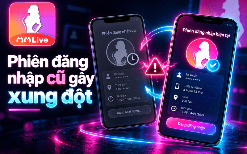 Phiên đăng nhập cũ gây xung đột
